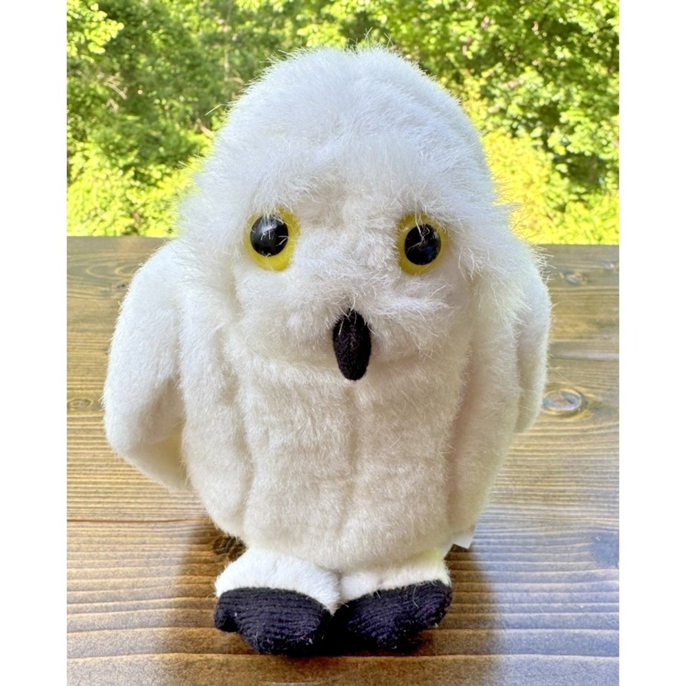 Snowy Owl Plush Stuffed Animal White Owl Toy Wild Republic Sound 6"
